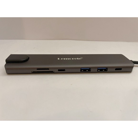 Lemorele TC65L Type C 11-in-1 USB Hub HDMI SD Micro SD Hub With Gigabit Ethernet - Picture 4 of 7